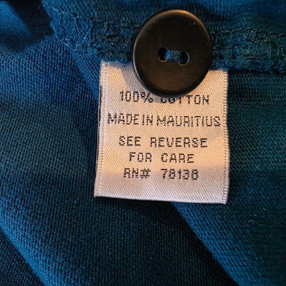 M Mac Vermont Country Store Women's Jacket Top Size M Blue/Black NWT Pockets - Picture 6 of 10